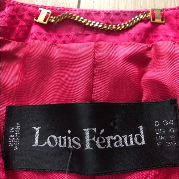 Vintage Louis Feraud Made in West Germany Short Sleeve Blazer in Hot Pink Size 4 - Picture 10 of 11